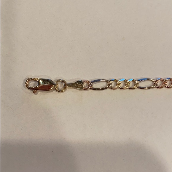 Girls 14k Gold Butterfly ID Bracelet 6 inches - Picture 7 of 15